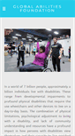 Mobile Screenshot of globalabilities.org