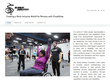 Tablet Screenshot of globalabilities.org